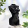 Figure candle "Women's silhouette", 10 cm, black