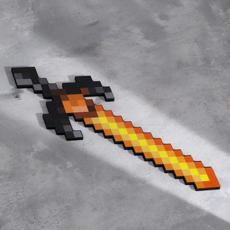 Souvenir wooden sword of the vampire "Pixel", 37 cm mix-3