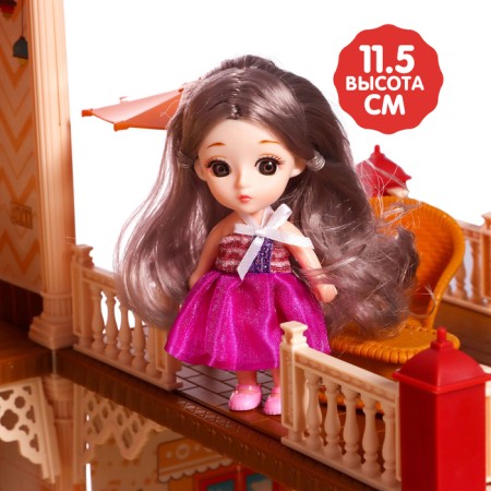 House for dolls "My dear house", with dolls 2 pcs., 209 details, with accessories-4