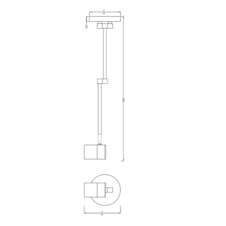 Wall lamp 35W, 1xgu10, 14x12 cm, black-5