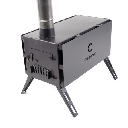 Fireplane "Rastype" Light Big, 1 mm steel with screens and corner pipes-1