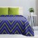 Bed linen Ethel duet "Green-blue zigzag" 143x215- 2 pcs, 240*220, 70x70-2 pcs