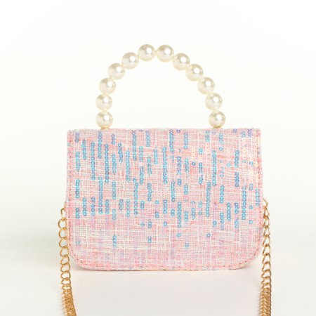 Baby bag on the valve, pink color-1