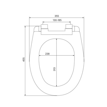 IDDIS 004PPS3I31 toilet seat, microlypt, polypropylene, white-11
