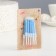 Candles for the "Neon" cake, 10 pcs, blue 5 cm