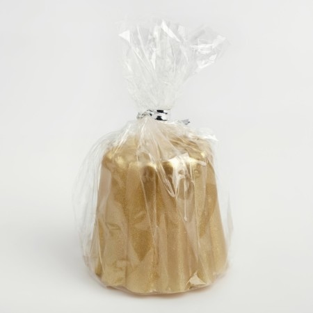 Figure candle "Puding", 5x5 cm, gold-2