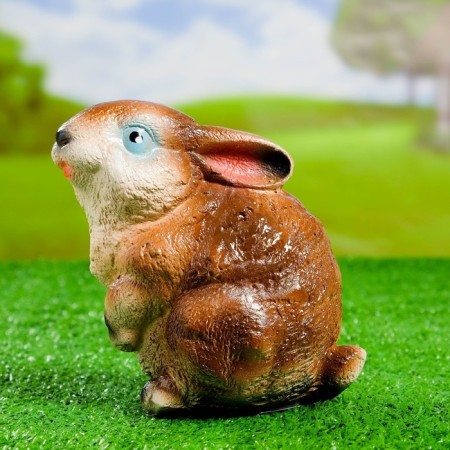 Garden figure "Hare cheerful" 14x10x16cm-1