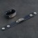 Paired bracelets "you and me", genuine leather, steel