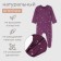 Combineson children's minku, purple color, height 80-86 cm