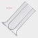 Drying dryer Dilan, 2 guides, 34 × 6 × 22.5 cm, chrome color