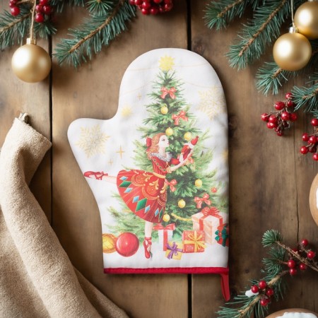 Mittens-Open Ethel "Nutcracker" 20x28 cm, 100% HL, Vatin 250 g/m2