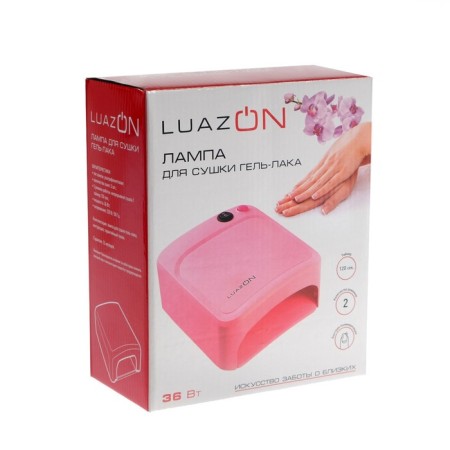 Luazon Luf-10, UV, 36 W, 3 diode, 120 ° C, 220 V, pink, pink lamp.-5