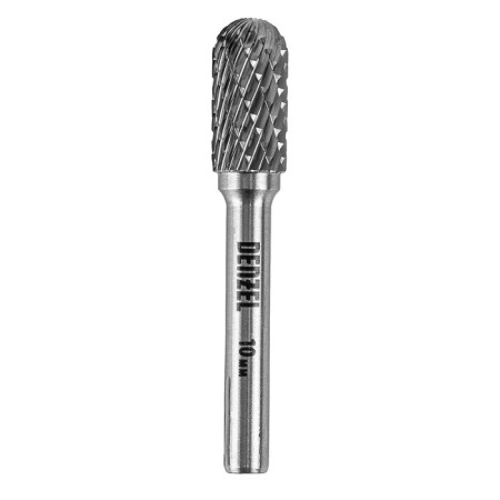 Borfraz for metal Denzel 72017, carbide, cylindrical. rounded, type-s, 10 mm-1
