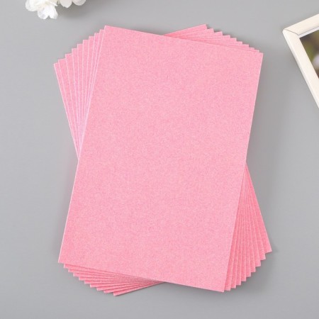 Foamiran glitter 2 mm, 20x30 cm, light pink-1