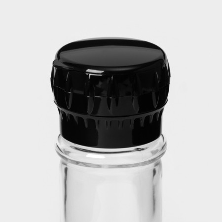Mill for spices, plastic mechanism, 115 ml (45-80 gr), black color-1
