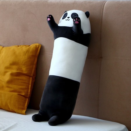 Soft toy-pandy "Panda", 70 cm, black and white color-1