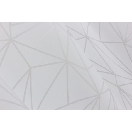 Prisma bathroom curtains, 180 × 200 cm, PVC, white color-2