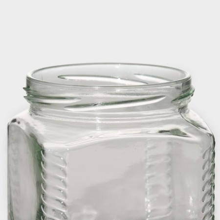A set of glass jars with a conservation lid, TO-82 mm, for candles, 0.39 l, 6 pcs-3
