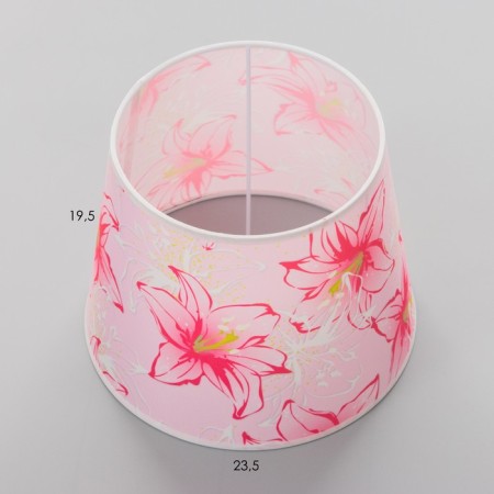 Universal lampshade "Large flowers" E27/E14 24x24x19cm