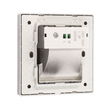 Built-in lamp for the stairs, NL-36, engine sensor, 1.5 W, 60 lm, 3000k, silver-4