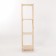 The rack wooden reinforced, 4 adjustable shelves, screw connection, 125x45x28 cm