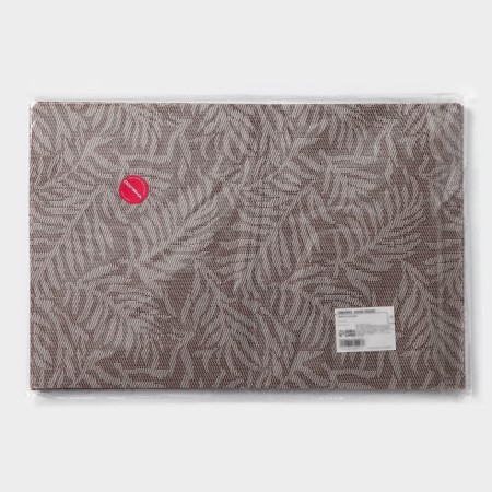 Serving napkin on the table “Tropical leaves”, 45 × 30 cm, beige color-4