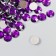 Decor for creativity plastic "Rhinestones. Dark violet" set 300 pcs d = 0.8 cm