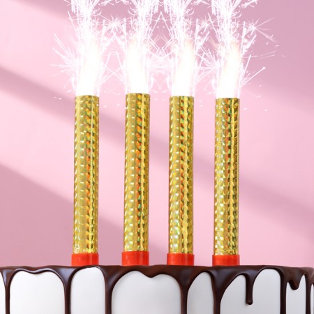 Fontans candles, 10 cm, 30 seconds, 4 pieces