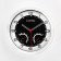 Wall clock, series: interior, "speed", smooth move, thermometer, hygrometer, d-32 cm