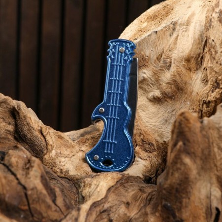 Knife Folder Folding "Guitar" 12cm, blade 50mm/1.8 mm, mix-2