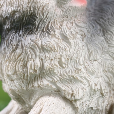 Garden Figure "Bunny Gesti" 14x7x11cm /// Gray-5