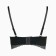 Women's bra, black color, size 70V