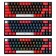 Keyboard Redragon Castor Pro 3, game, wireless, mechanical, sub -, 68 cells, USB, black