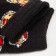 Tensor women's socks "ducks in hats", black color, size 36-40