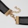 Choker "tape" with a ball, black-gold color, l = 30 cm