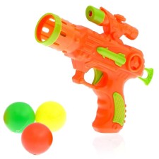 A shooter gun, shoots with balls, MIX's colors