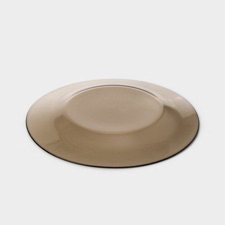 Dessert glass “Warxshop Brows”, d = 20 cm, brown color-2