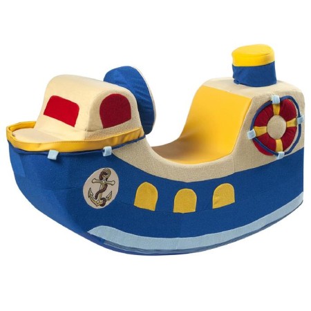 Children's rocking chair "Ship", blue color