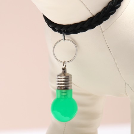Light beacon on a collar for large and medium dogs, packing 12 pcs, green-1