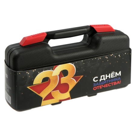 A set of tools in the case of Tundra "February 23", in gift packaging, 39 items-1