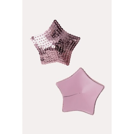 Пэстис в форме звезд Erolanta Lingerie Collection, цвет розовый-1