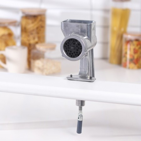 Mechanical “Motor-Sich” meat grinder, aluminum