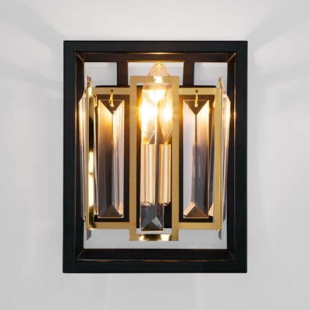 Wall lamp Bogate’s Cella 377/1, E14, 1x60W, 150x120x190 mm, gold, black color.-2