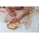 Handles for bags are wooden, wicker, d = 9.8 × 5.9 / 13.5 × 9.5 cm, 2 pcs, beige color