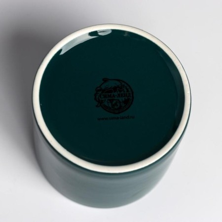 Kashpo ceramic with embossing, Garden Pot, 8 x 7.5 cm-5