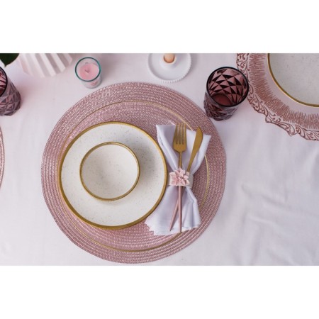 Porcelain salad Magistro poursephona, 300 ml, d = 11.5 cm, beige color-8