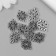 Decorative eelement silver 1.2x2 cm