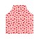 Apron kitchen with a photo print "Hearts on strips", adjustable, size OS