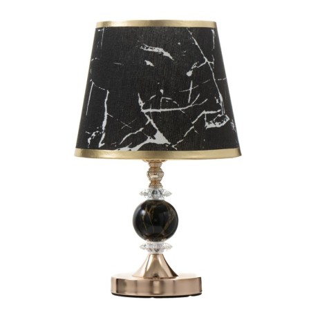 Lucia table lamp E27 40W Black-gold 21x21x36 cm Risalux-5