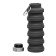 Folder bottle, 500 ml, 7 x 21 cm, silicone
